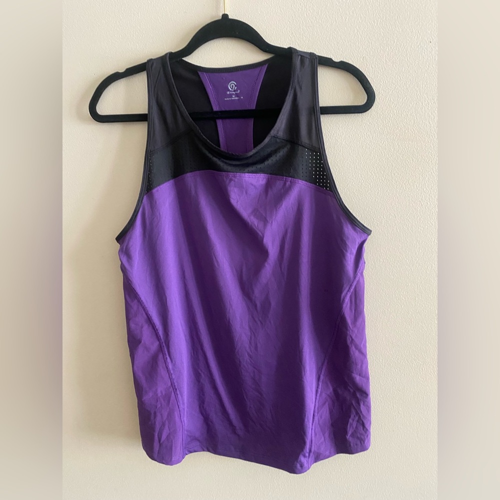 Champion Purple and Black Women's Tank Top Size M